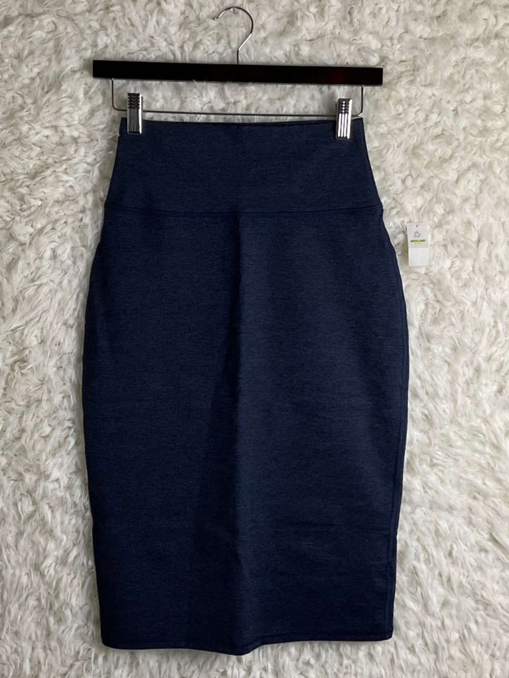 AERIE OFFLINE WOMEN'S HIGH-RISE WAIST PENCIL SKIRT~BLUE~SIZE X-SMALL~NEW!